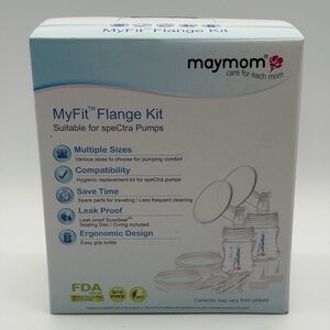 Brand New Maymom MyFit Flange Kit for Spectra Pumps